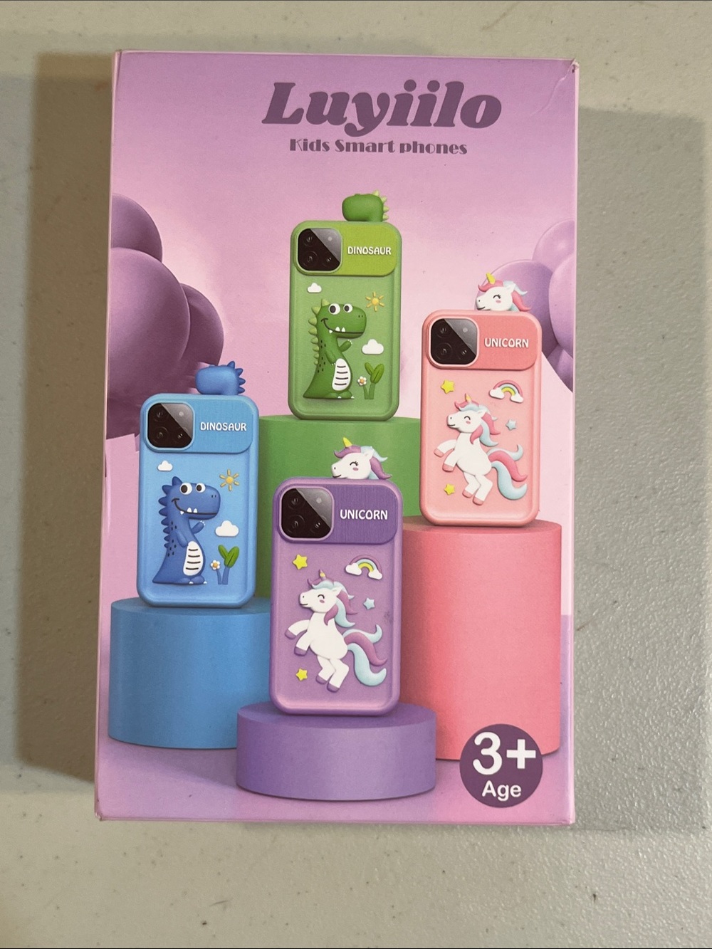 Kids Smart Phone Toy - Purple Unicorn Design